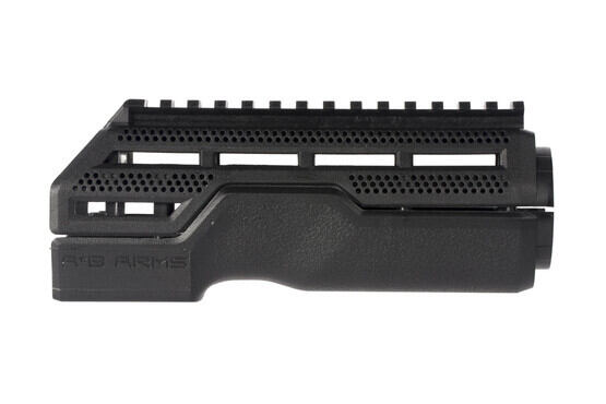 AB Arms MOD1 carbine length black handguard has an ergonomic design